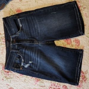 Judy Blue Denim Shorts. Bermuda Style. 9" Inseam